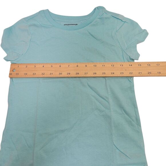 Amazon Girls Short-Sleeve T-Shirts Crew Neck Aqua Top Size X-Large(10) - Picture 6 of 7
